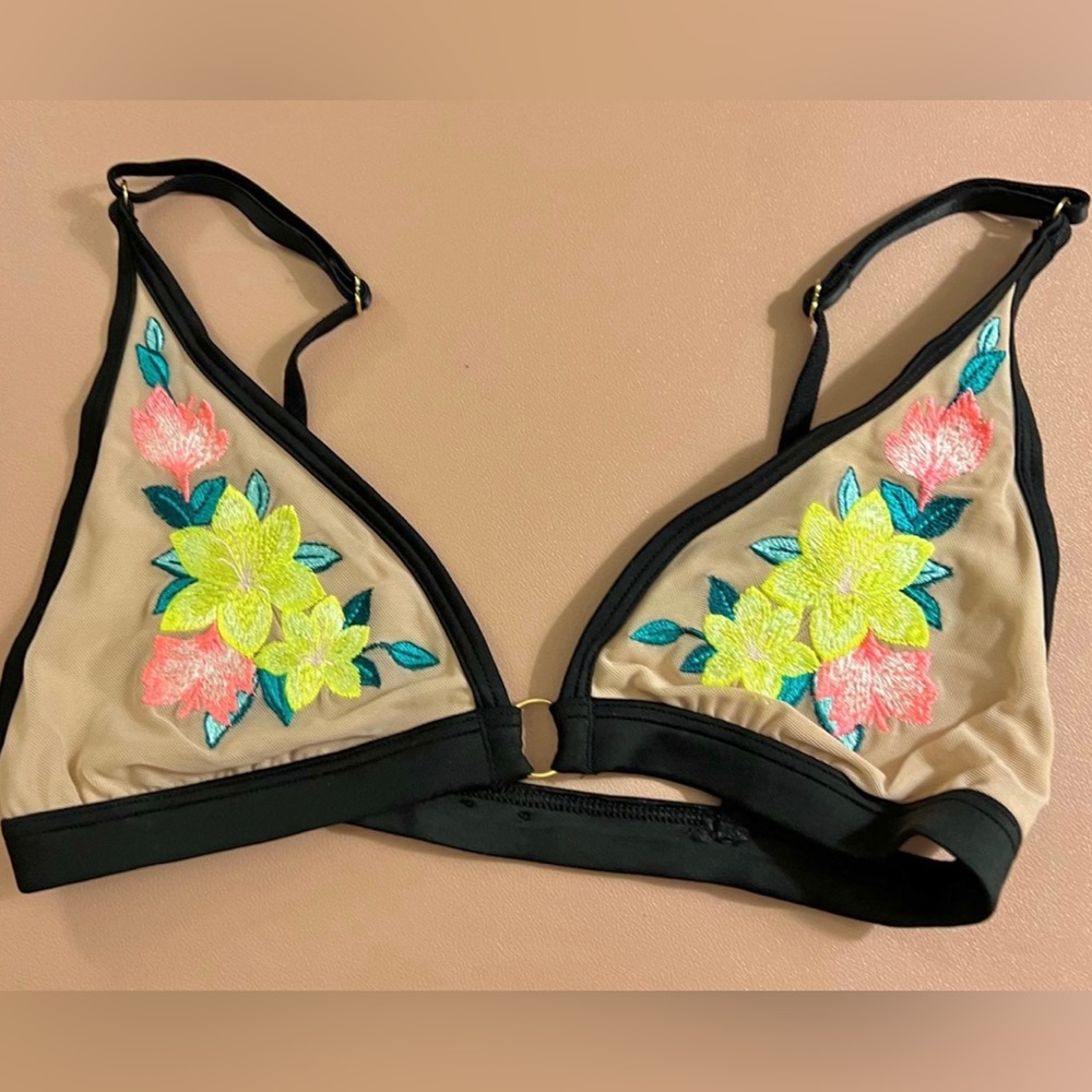 Victoria Secret Size XS Neon Floral Bralette